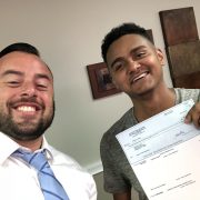 Happy Bridgeport CT Personal Injury Client