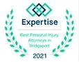 Expertise Best Personal Injury Attorney in Bridgeport badge