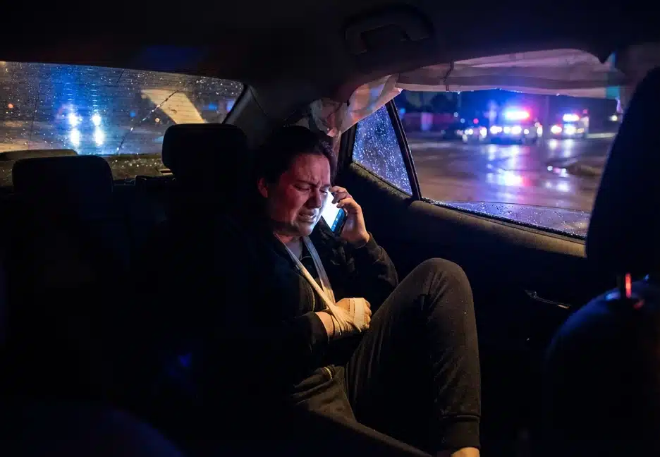 backseat passenger injured in car accident