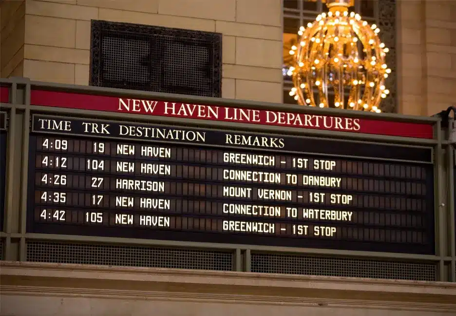 new haven train schedule