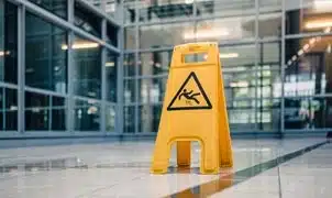 slippery when wet sign